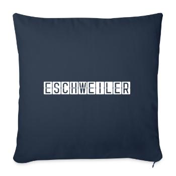 Eschweiler Flughafentafel - Sofakissenbezug 45 x 45 cm - Navy - Vorne