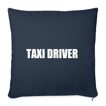 Taxi driver - Sofa pillowcase 17,3'' x 17,3'' (45 x 45 cm) - navy - Front