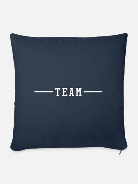 team strich - Sofakissenbezug 45 x 45 cm - Navy