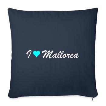 Majorca - Sofa pillowcase 17,3'' x 17,3'' (45 x 45 cm) - navy - Front