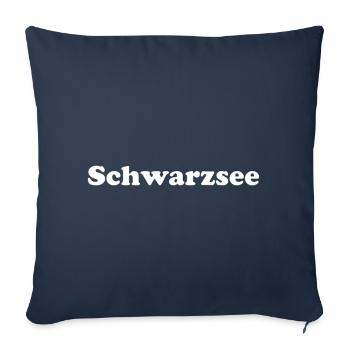 Schwarzsee - Sofakissenbezug 45 x 45 cm - Navy - Vorne