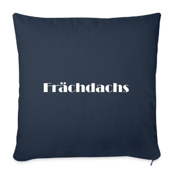 Frächdachs - Sofakissenbezug 45 x 45 cm - Navy - Vorne