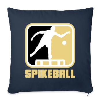 Colors can be changed | Roundnet Spike Ball Spikeball - Sofa pillowcase 17,3'' x 17,3'' (45 x 45 cm) - navy - Front