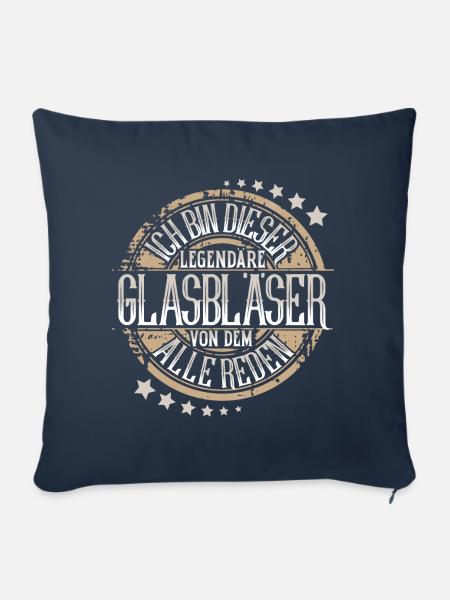 Glasbläser - Sofakissenbezug 45 x 45 cm - Navy