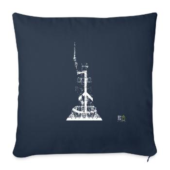 Hermannsdenkmal peace hell - Sofakissenbezug 45 x 45 cm - Navy - Vorne