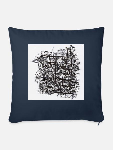 240116 - Sofakissenbezug 45 x 45 cm - Navy