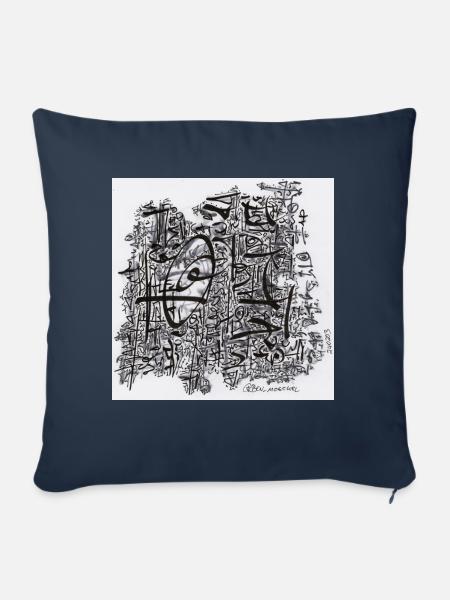 240203 - Sofakissenbezug 45 x 45 cm - Navy