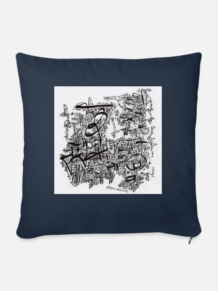 240204 - Sofakissenbezug 45 x 45 cm - Navy