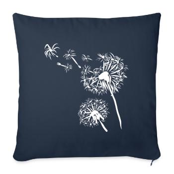 Pusteblume - Sofakissenbezug 45 x 45 cm - Navy - Vorne