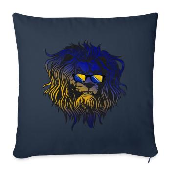 Bosnie et Herzégovine - Housse de coussin décorative 45 x 45 cm - bleu marine - Devant