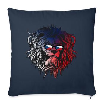 Tschechische Republik - Sofakissenbezug 45 x 45 cm - Navy - Vorne