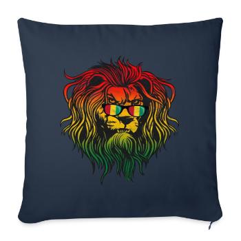 Guinée - Housse de coussin décorative 45 x 45 cm - bleu marine - Devant
