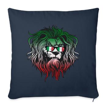 Italie - Housse de coussin décorative 45 x 45 cm - bleu marine - Devant