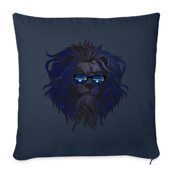 Nauru - Housse de coussin décorative 45 x 45 cm - bleu marine - Devant