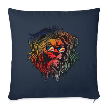 Seychelles - Housse de coussin décorative 45 x 45 cm - bleu marine - Devant
