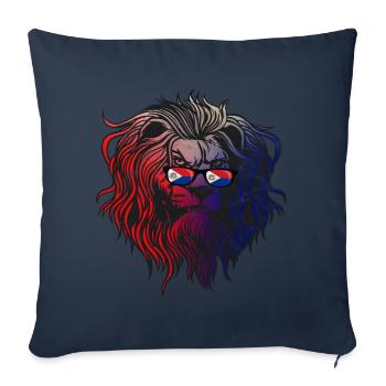 Sint Maarten - Housse de coussin décorative 45 x 45 cm - bleu marine - Devant