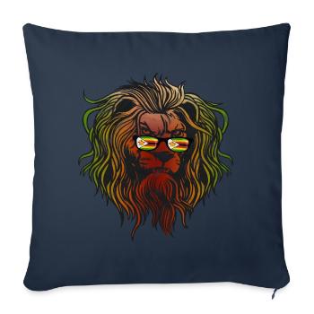 Zimbabwe - Housse de coussin décorative 45 x 45 cm - bleu marine - Devant