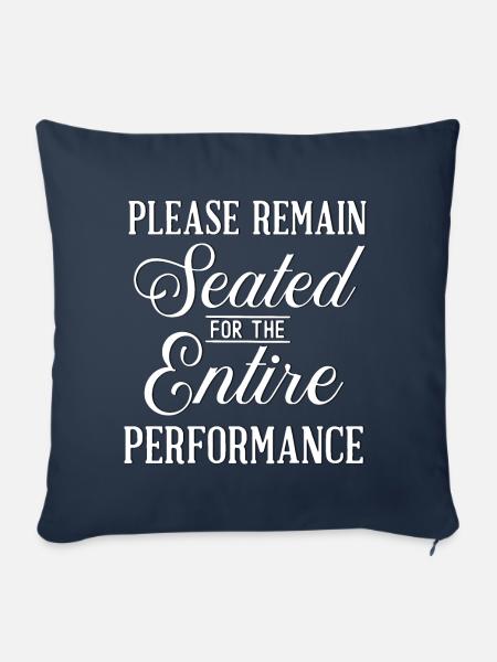 Funny Performance - Sofakissenbezug 45 x 45 cm - Navy