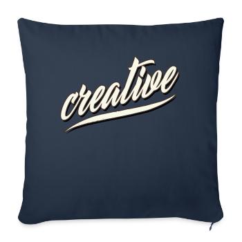 creative creative art music comic artist design - Sofa pillowcase 17,3'' x 17,3'' (45 x 45 cm) - navy - Front