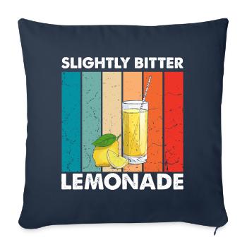 Lemonade Lemon Lemonade Lemonade Lemonade Stand Design - Sofa pillowcase 17,3'' x 17,3'' (45 x 45 cm) - navy - Front