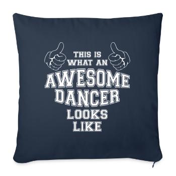 C'est ce qu'un donateur impressionnant ressemble à un cadeau - Housse de coussin décorative 45 x 45 cm - bleu marine - Devant