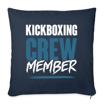 Kickboxing Crew - Sofa pillowcase 17,3'' x 17,3'' (45 x 45 cm) - navy - Front