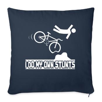 I do my own Stunts - Sofakissenbezug 45 x 45 cm - Navy - Vorne