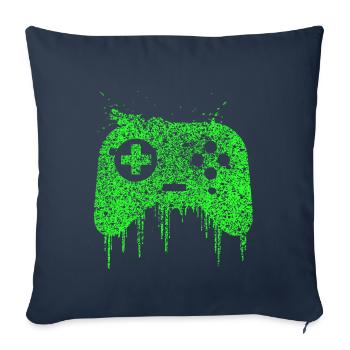 Gaming Gamer Nerd Gift Games Funny - Sofa pillowcase 17,3'' x 17,3'' (45 x 45 cm) - navy - Front