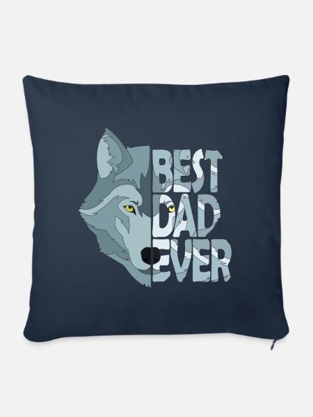 Bester Vater aller Zeiten - Sofakissenbezug 45 x 45 cm - Navy