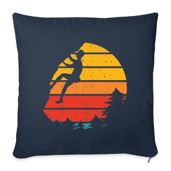 Sport Climbing Rock Climbing - Sofa pillowcase 17,3'' x 17,3'' (45 x 45 cm) - navy - Front