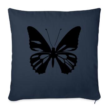 Butterfly Nature Butterflies Vector 5 - Sofa pillowcase 17,3'' x 17,3'' (45 x 45 cm) - navy - Front