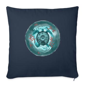 My Turtle - Sofakissenbezug 45 x 45 cm - Navy - Vorne
