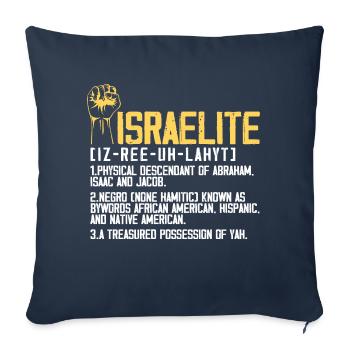 Israelite Meaning - Sofakissenbezug 45 x 45 cm - Navy - Vorne
