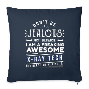 Xray Tech Radiologie Medizin Radiologin Krankenschwester - Sofakissenbezug 45 x 45 cm - Navy - Vorne