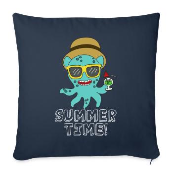 Le petit mais adorable Dumbo Octopus Tshirt - Housse de coussin décorative 45 x 45 cm - bleu marine - Devant