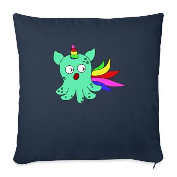 Das kleine aber entzückende Dumbo Octopus T-Shirt - Sofakissenbezug 45 x 45 cm - Navy - Vorne