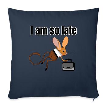 Nettes, kluges & lustiges Jerboa T-Shirt Design Ich bin so - Sofakissenbezug 45 x 45 cm - Navy - Vorne