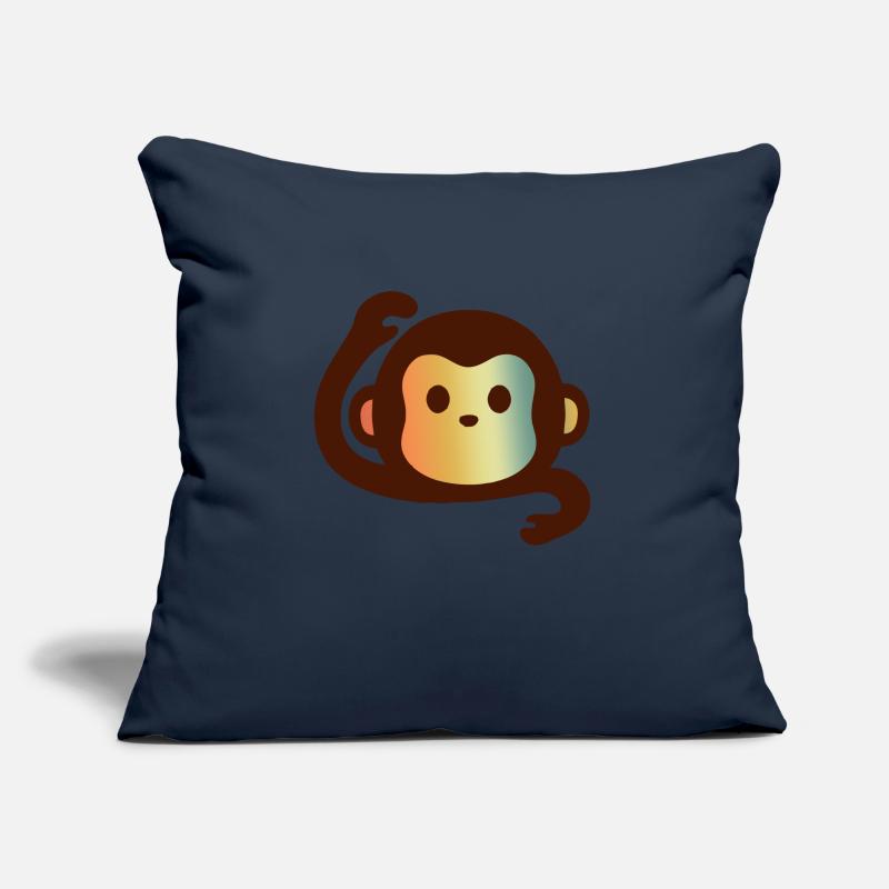 MONKEY MONKEY MONKEY MONKEY Sofakissenbezug 45 x 45 cm