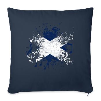 Tenerife music - Sofa pillowcase 17,3'' x 17,3'' (45 x 45 cm) - navy - Front