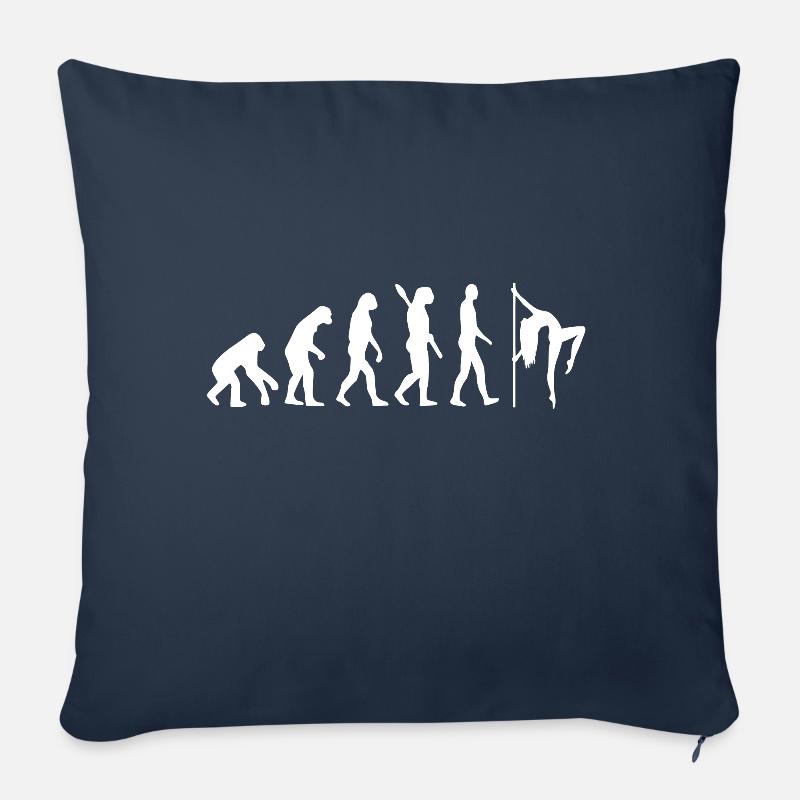 Pole dance Evolution - Sofakissenbezug 45 x 45 cm - Navy