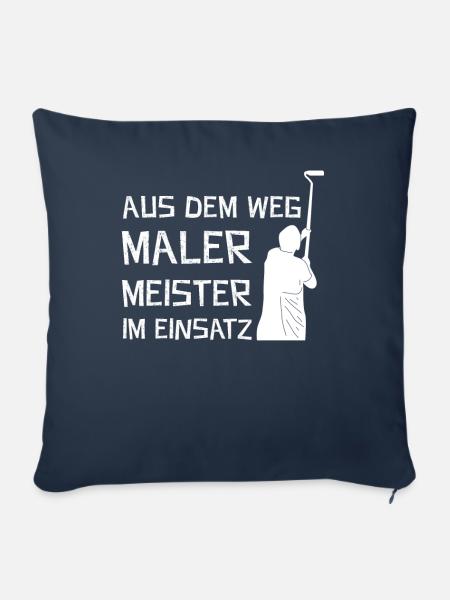 Malermeister - Sofakissenbezug 45 x 45 cm - Navy