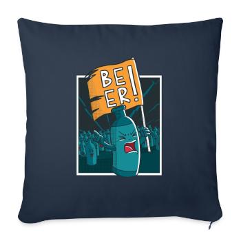 Beer Revolution Beer Uprising Drinking Party Celebrations - Sofa pillowcase 17,3'' x 17,3'' (45 x 45 cm) - navy - Front