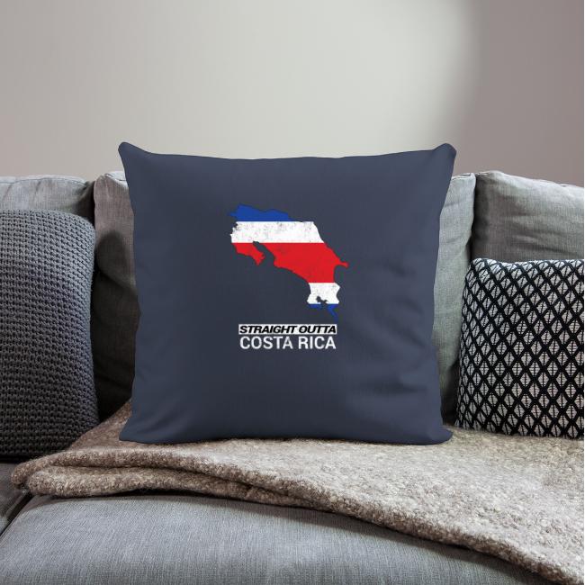 Straight Outta Costa Rica country map &flag