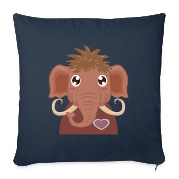 mammoth - Sofa pillowcase 17,3'' x 17,3'' (45 x 45 cm) - navy - Front