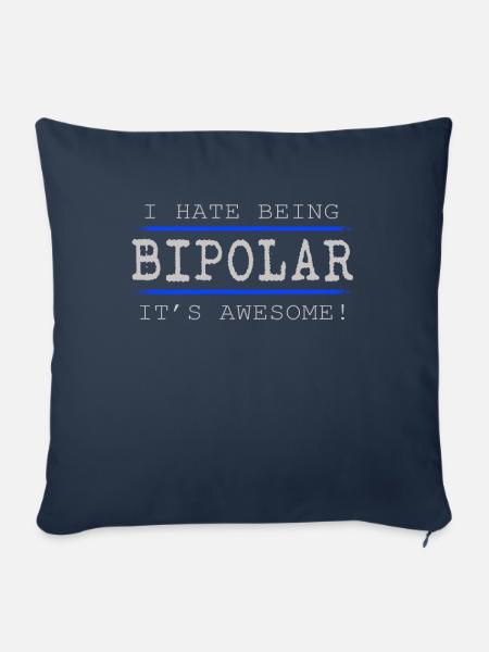 Bipolar - Sofakissenbezug 45 x 45 cm - Navy