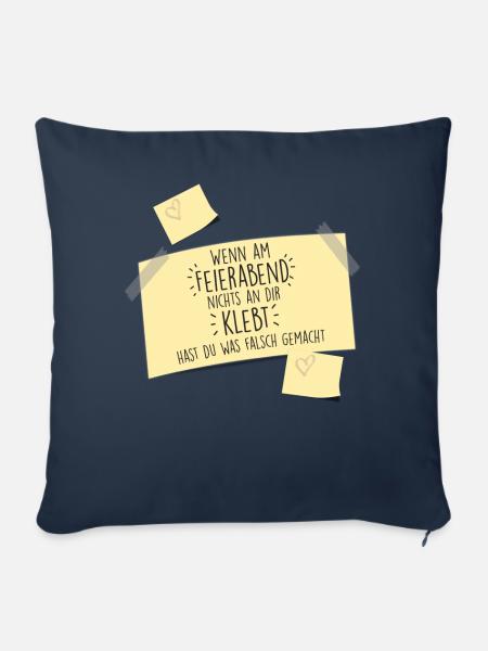 Kindergärtner Erzieher - Sofakissenbezug 45 x 45 cm - Navy