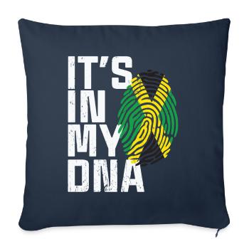 Afrique afrique cadeau vêtements africains - Housse de coussin décorative 45 x 45 cm - bleu marine - Devant