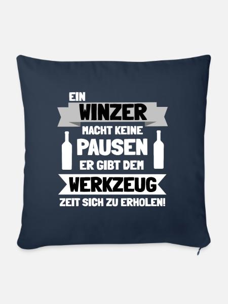 Winzer - Sofakissenbezug 45 x 45 cm - Navy