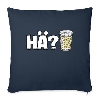 Pfälzer wine spritzer spritzer funny gift Pälzer - Sofa pillowcase 17,3'' x 17,3'' (45 x 45 cm) - navy - Front