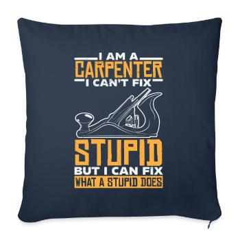 carpenter - Sofa pillowcase 17,3'' x 17,3'' (45 x 45 cm) - navy - Front